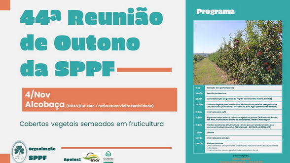44ª Reunião de Outono da Sociedade Portuguesa de Pastagens e Forragens (SPPF)